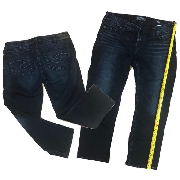 Silver Jeans TUESDAY MID CAPRI 31X23 - Picture 1 of 9